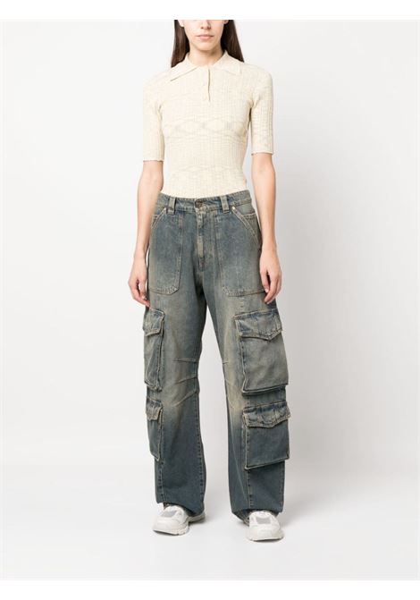 Blue Irina cargo trousers - GOLDEN GOOSE - women